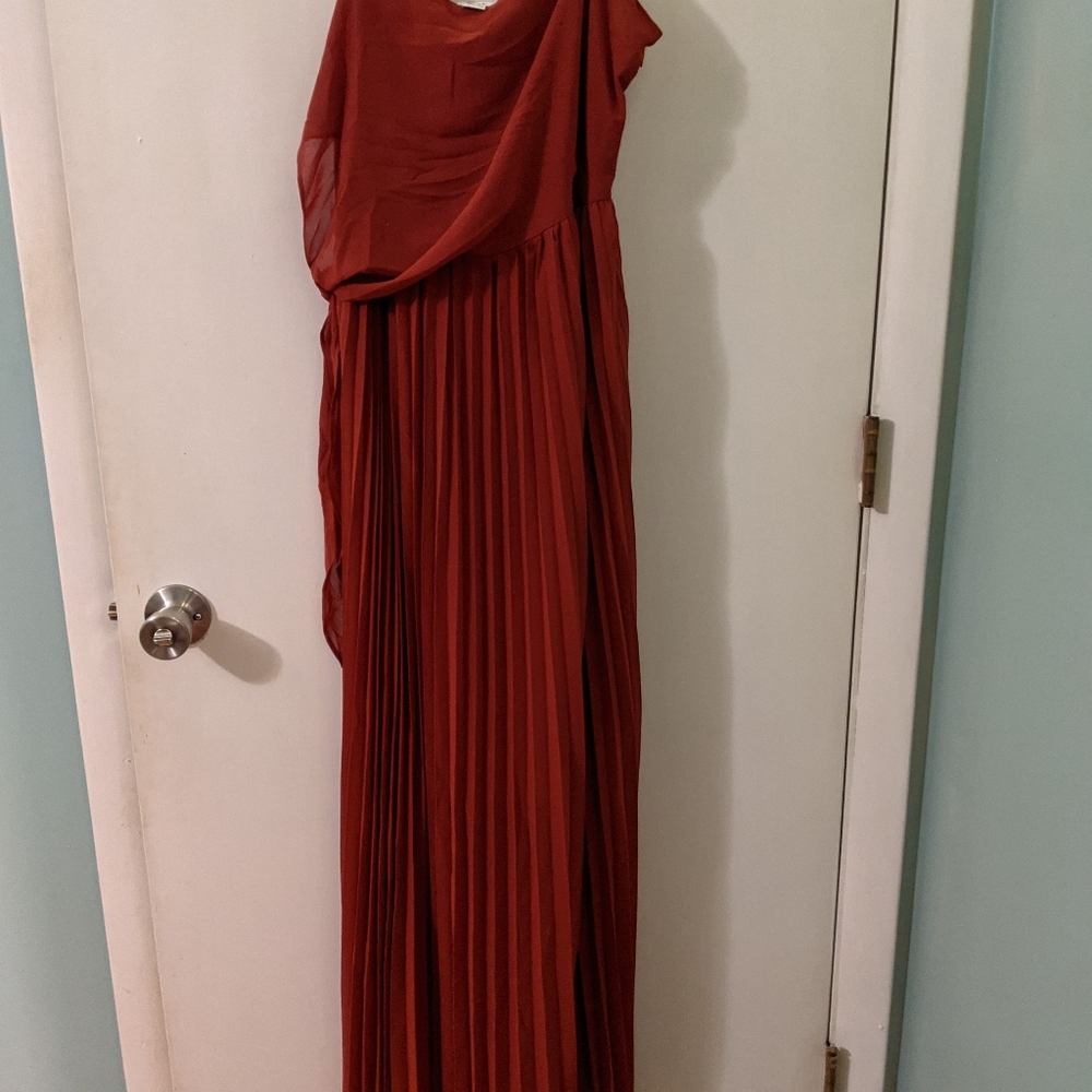 HYFVR red/maroon dress